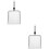 2Pièces Pelle Litière Chat Métal Acier Argenté Durable 7