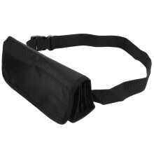 3Pcs Woman Waist Bag Black Oxford Cloth Storage Pouch for Cashiers