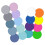 Notes Autoadhésives Rondes En Pet Couleurs Variées Bureau 7