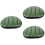 3Pièces Coussin Gonflable De Siège Vert Pour Bateaux En PVC Résistant 3