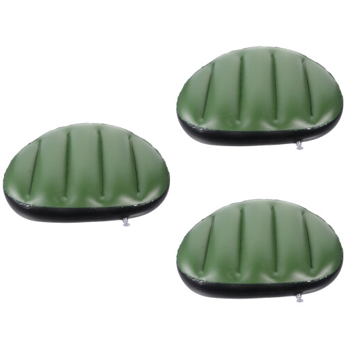 3Pièces Coussin Gonflable De Siège Vert Pour Bateaux En PVC Résistant 2