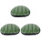 3Pièces Coussin Gonflable De Siège Vert Pour Bateaux En PVC Résistant 2