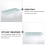 2Pcs Elegant Sky-Blue Ceramic Food Serving Plates Rectangular Design 10