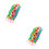 2Pcs Colorful Long Back-Pulling Bath Towel Thickened Durable Material 4