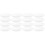 16Pcs White Plastic Snack Trays Fruit Baskets Storage Plates 6