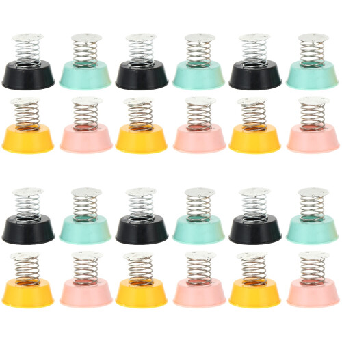 24Pièces Accessoires De Base À Ressort Flexible Et Colorée 2