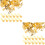 200Pièces Boucles D'oreilles Clip Dorées Piercing Pour 7