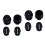 2 Count Intercom Channel Selector Knob Interphone Volume Control 7