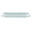 2Pcs Elegant Sky-Blue Ceramic Food Serving Plates Rectangular Design 3