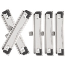 10Pièces Clips Porte- En Métal Argenté Solides Pour Usage Femme