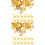 200Pièces Boucles D'oreilles Clip Dorées Piercing Pour 6