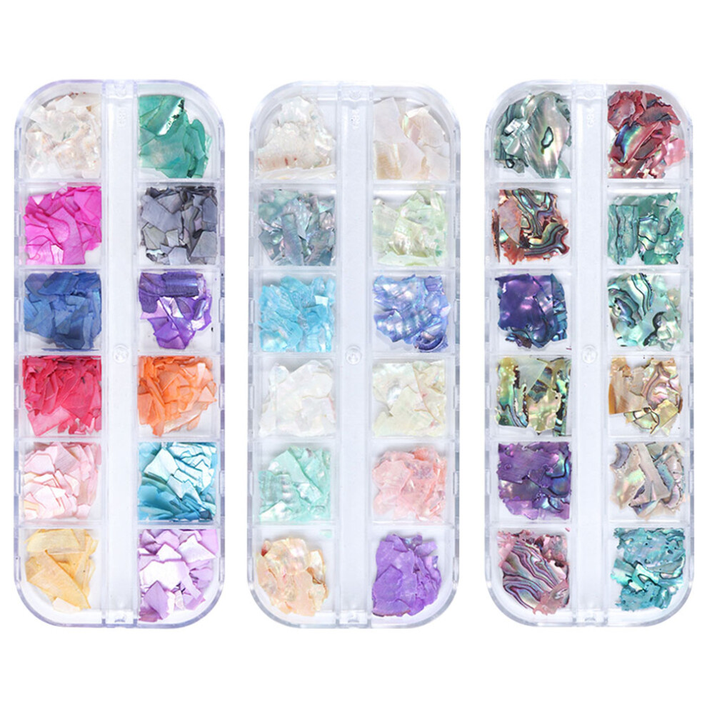 Artibetter Set Of 3 Nail Embellishments Gel Nails Stickers Charms Decorations