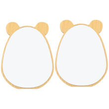 3 Pieces Tabletop Vanity Mirror Personal Makeup Mirrors For Room