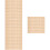 40pcs Convenient Sewing Accessory Portable Pattern Making Ruler Bamboo For Craftwork 9