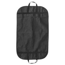 2Pcs Portable Black Garment Bags for Dress Storage and Travel Use