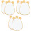 3 Pieces Tabletop Vanity Mirror Personal Makeup Mirrors For Room 5