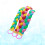 2Pcs Colorful Long Back-Pulling Bath Towel Thickened Durable Material 11