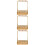3Pcs Wrought Iron Cup Rack Golden Storage Basket with Hooks 8
