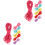 12 Pcs Elastic Thread Rubber Band Material Hair Rope 5