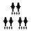 18Pcs Elegant Black Nutcracker Napkin Buckles Durable Alloy Decor 5