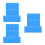 30Pcs Blue Children's Writing Mat for Home Study and Exams 8