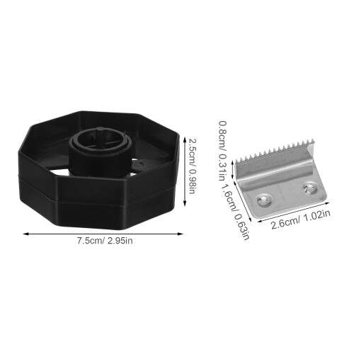 4Sets Multi Color Tape Dispenser Core and Wheel Replacement for Office 1