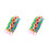 2Pcs Colorful Long Back-Pulling Bath Towel Thickened Durable Material 2