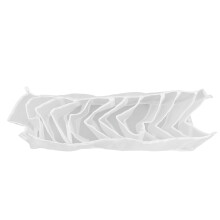2Pcs Multi-Grid Underwear Storage Box White Nylon Socks Bra Organizer