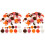 2Pièces Pompons Marron Doux Boules DIY Pour Décor Couture 2