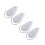4Pièces Chiffons Fil Pour Entretien Saxophone Gris 5