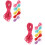 12 Pcs Elastic Thread Rubber Band Material Hair Rope 8