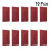 10Pcs Solid Color Red Invitation Cards Romantic Wedding Party Use 4