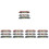 15Pcs Durable Alloy Electric Train Set Assorted Play Toy 7
