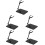 15Pcs Wear-Resistant ABS Adjustable Doll Stand Display Shelf 8
