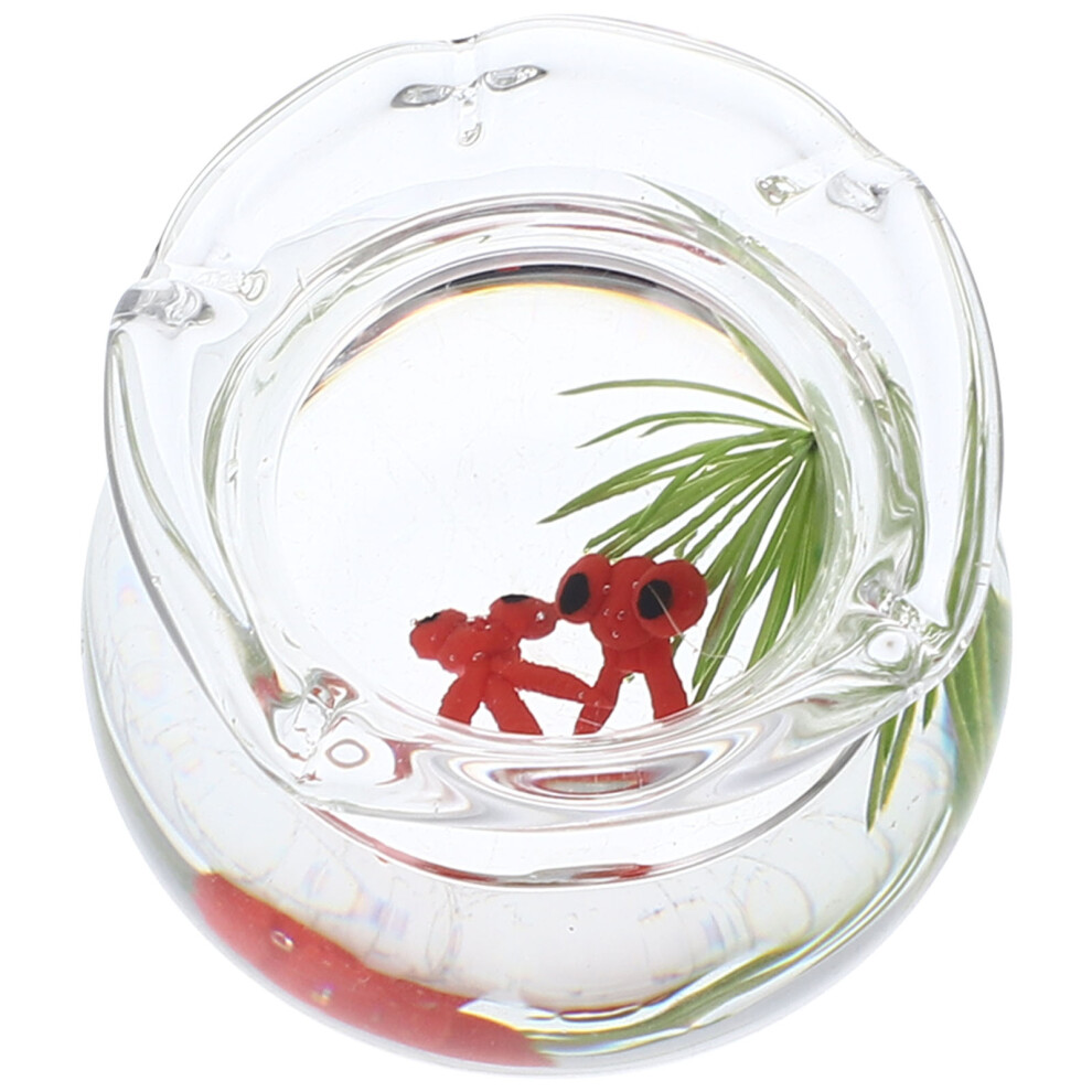 Photos - Other Toys 3Pcs Miniature Fish Bowl Doll House Tank Resin Goldfish Model