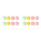 16Pcs Assorted Color Dual Sided Makeup Puff for Foundation and Blush 8