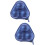 2Pcs Table Tennis Ball Storage Case Blue Eva Practical Organizing Bag 9