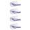 4Pcs Adjustable Cat Muzzles Breathable Basket Design Assorted Colors 8