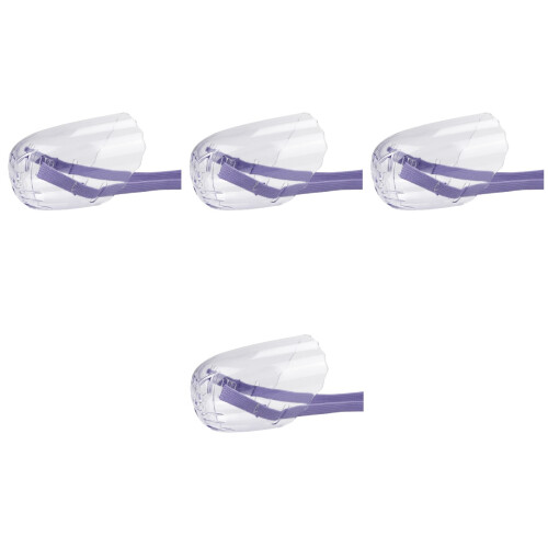 4Pcs Adjustable Cat Muzzles Breathable Basket Design Assorted Colors 2