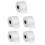 5Pcs Tree Bark Protector Wraps White Lightweight Non-Woven Fabric 6
