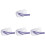 4Pcs Adjustable Cat Muzzles Breathable Basket Design Assorted Colors 2