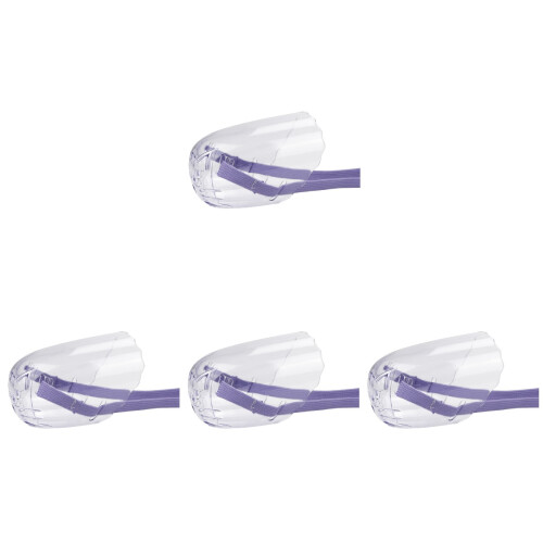 4Pcs Adjustable Cat Muzzles Breathable Basket Design Assorted Colors 1