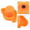 3Pcs Electronic Keyboard Power Button Replacement in Orange Rubber 11