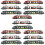 15Pcs Durable Alloy Electric Train Set Assorted Play Toy 10