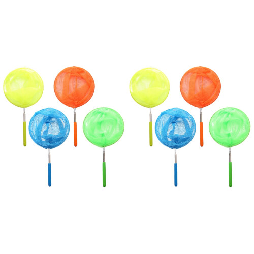 8 Pcs Telescopic Nets Extendable Fishing Nets Nets Kid Nets 1