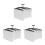3Pcs Silver Tofu Press Mold Stainless Steel Bean Curd Maker Tool 8