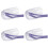 4Pcs Adjustable Cat Muzzles Breathable Basket Design Assorted Colors 5