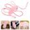 5Pcs Small Pet Pink Harness and Leash Comfortable Polyester Strap 9