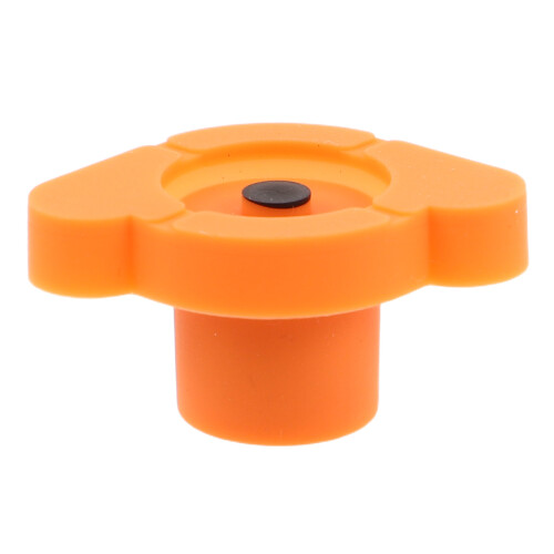 3Pcs Electronic Keyboard Power Button Replacement in Orange Rubber 1