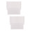 20 Pcs 89mm White PVC Vertical Blind Bottom Weights 7